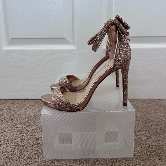 Rose gold sparkle heels - Picture 4 of 4